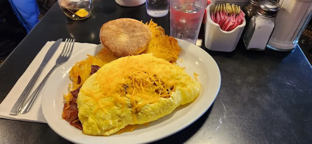 Bacon and Cheese Omelet